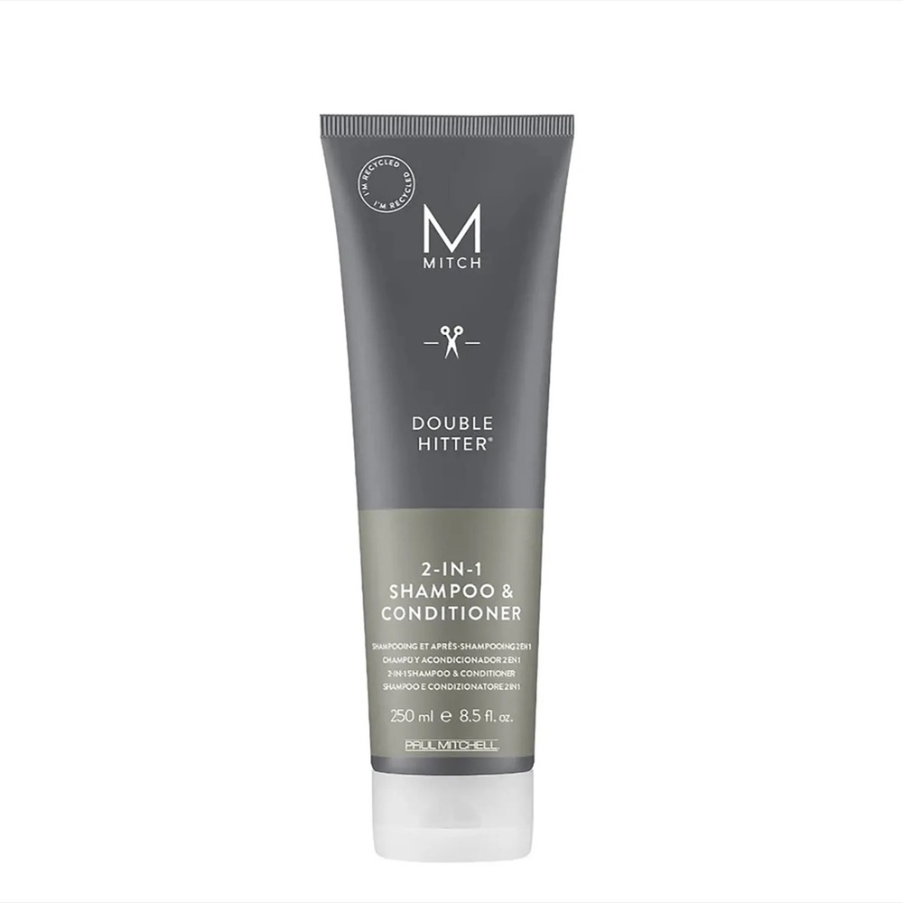Men’s Mitch Double Hitter 2-in-1 Shampoo & Conditioner – (8.5 fl oz.)